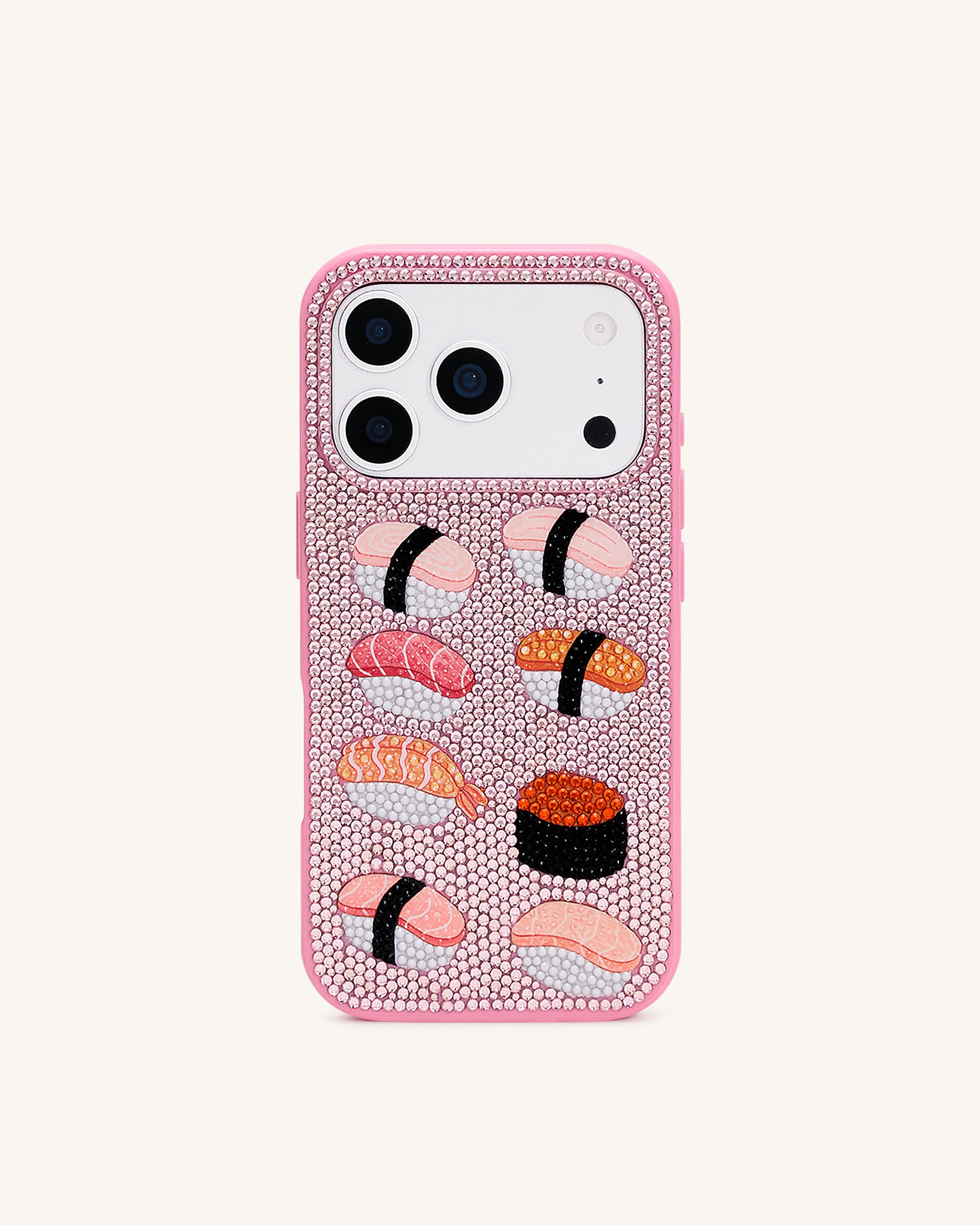 ＪＷ　ＰＥＩ　寿司iPhone15proケース Sushi Phone Case - Multicolor Pink | JW PEI
