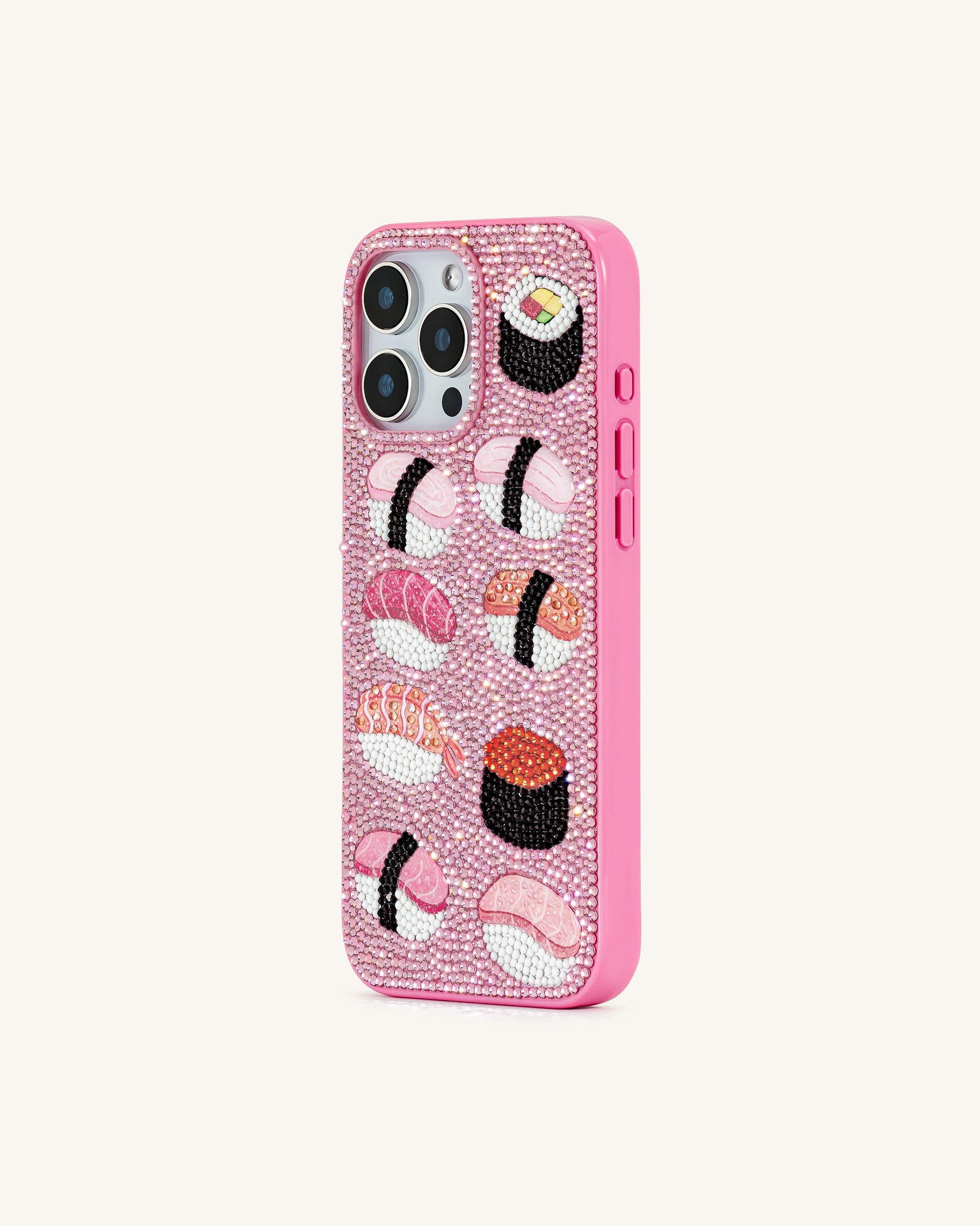 ＪＷ　ＰＥＩ　寿司iPhone15proケース Sushi Phone Case - Multicolor Pink | JW PEI