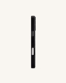 Lemon Artificial Crystal Phone Case - Black