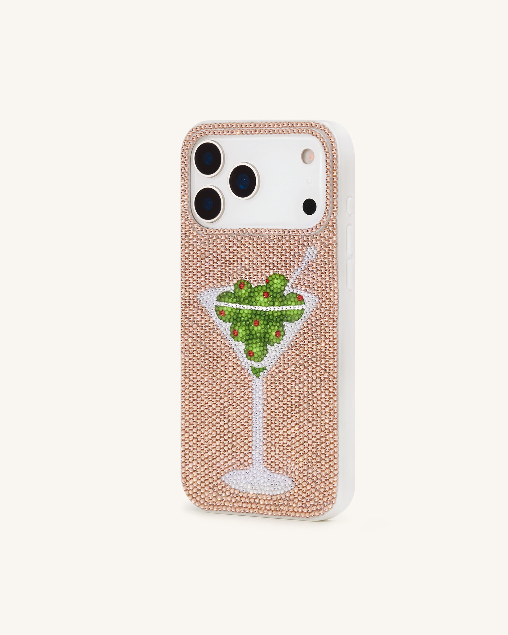 Olive Martini Artificial Crystal Phone Case Olive Martini Artificial Crystal Phone Case