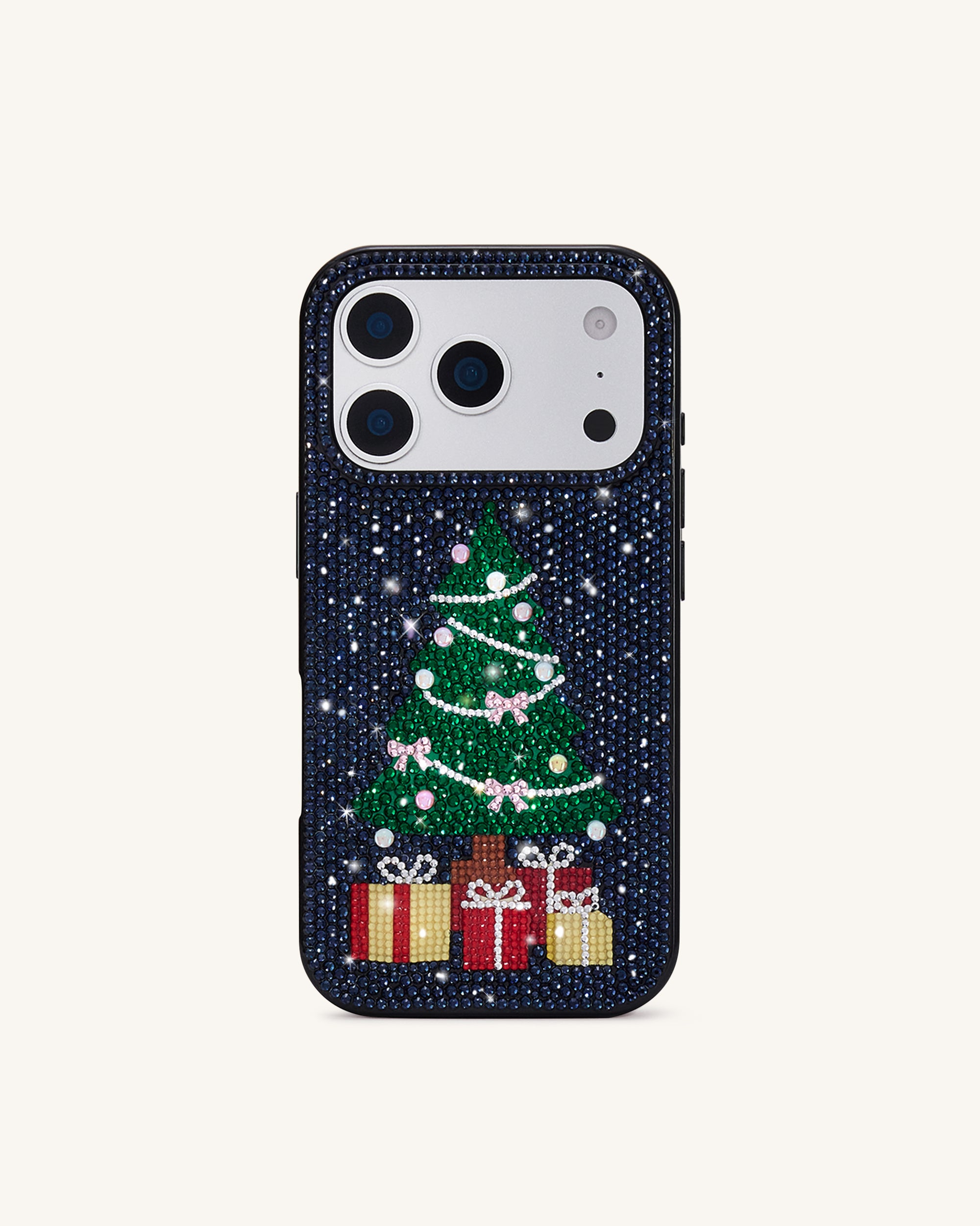Christmas Tree Bling Phone Case - Black | JW PEI Christmas Tree Bling Phone Case - Black | JW PEI