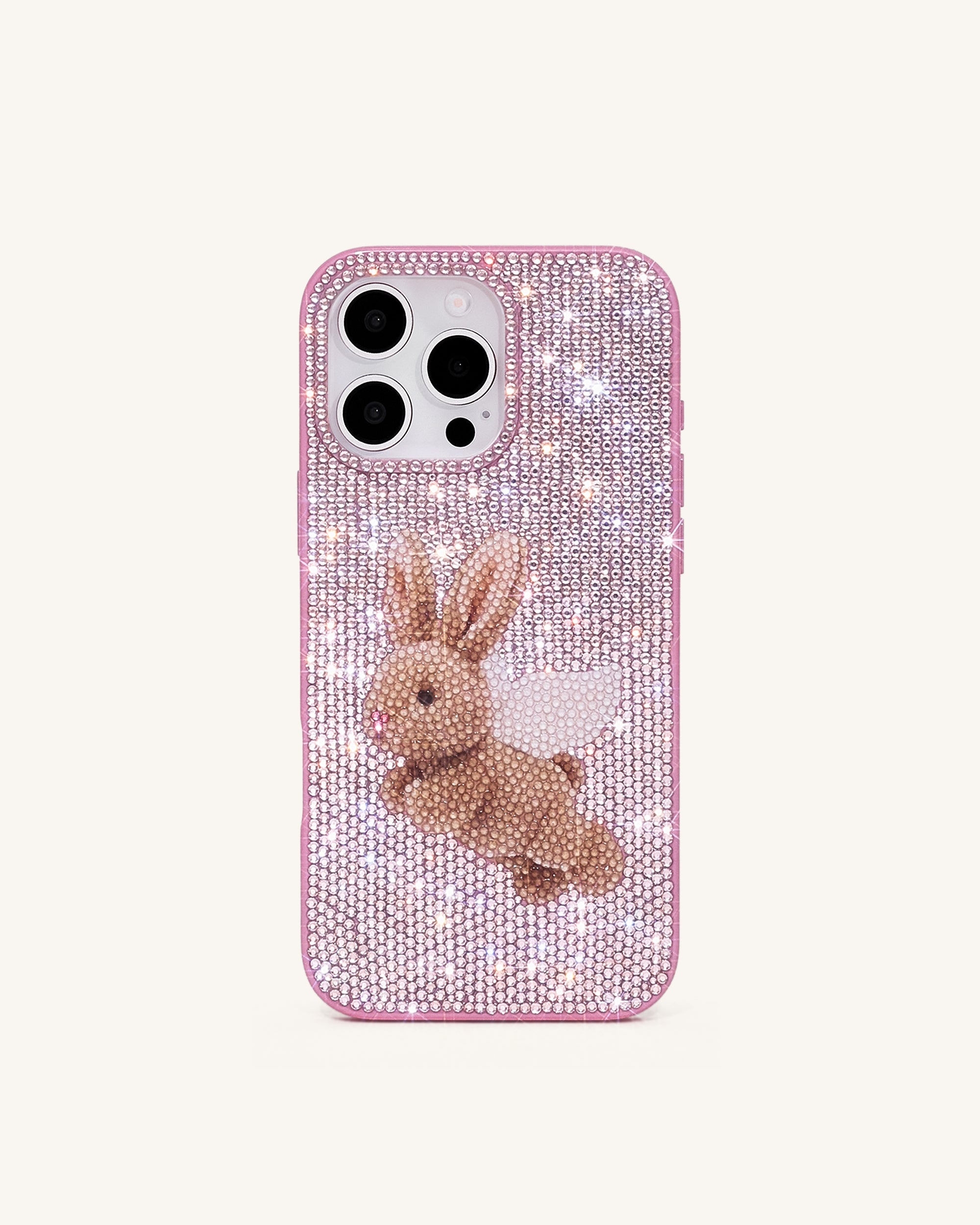 Angel Bunny Glitter Phone Case - Pink | JW PEI