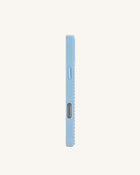 Pearl Marble Artificial Crystal Phone Case - Iridescent Blue