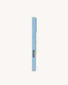 Playful Dachshund Artificial Crystal Phone Case - Aqua Blue