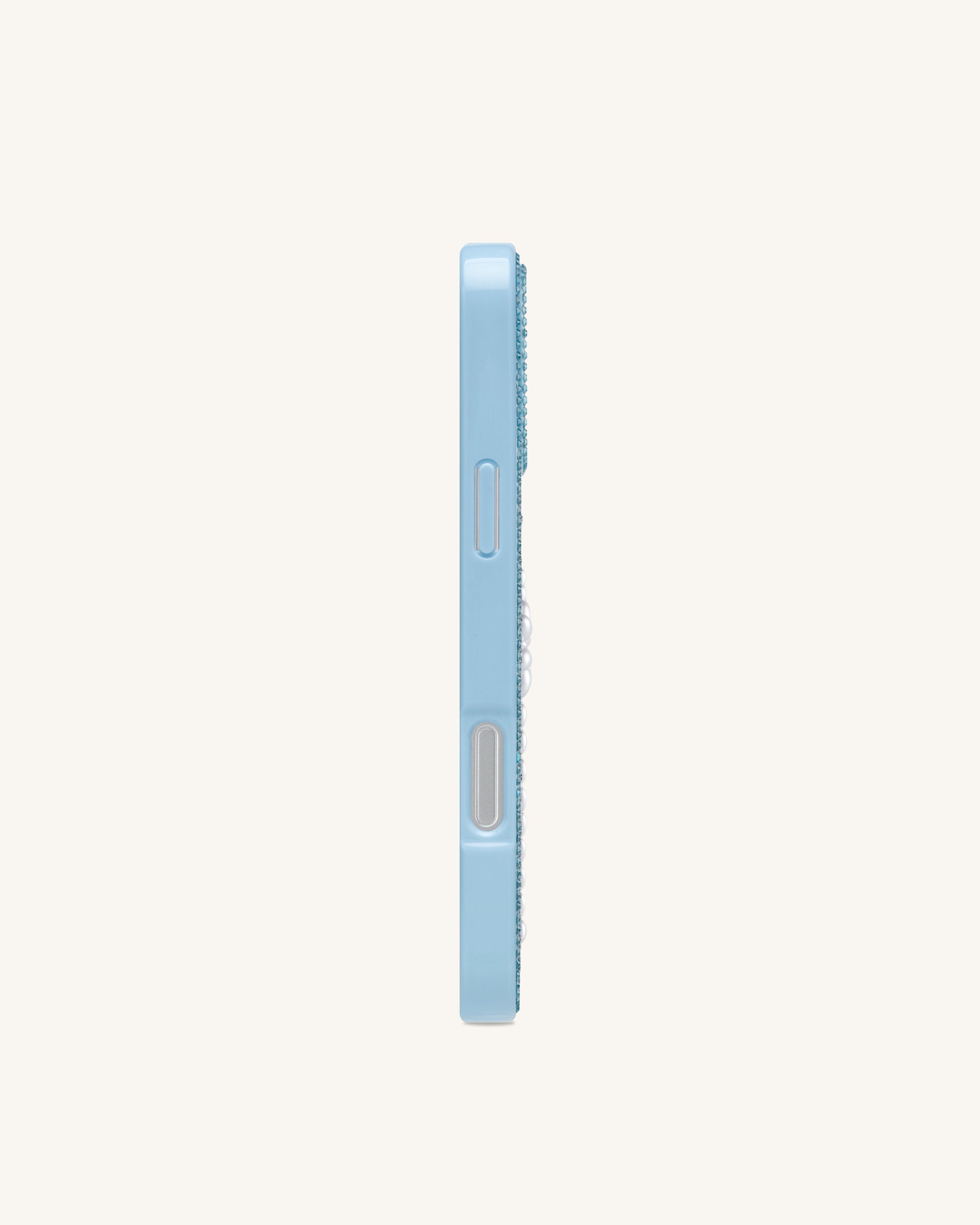 Elegant Dachshund Artificial Crystal Phone Case - Sky Blue