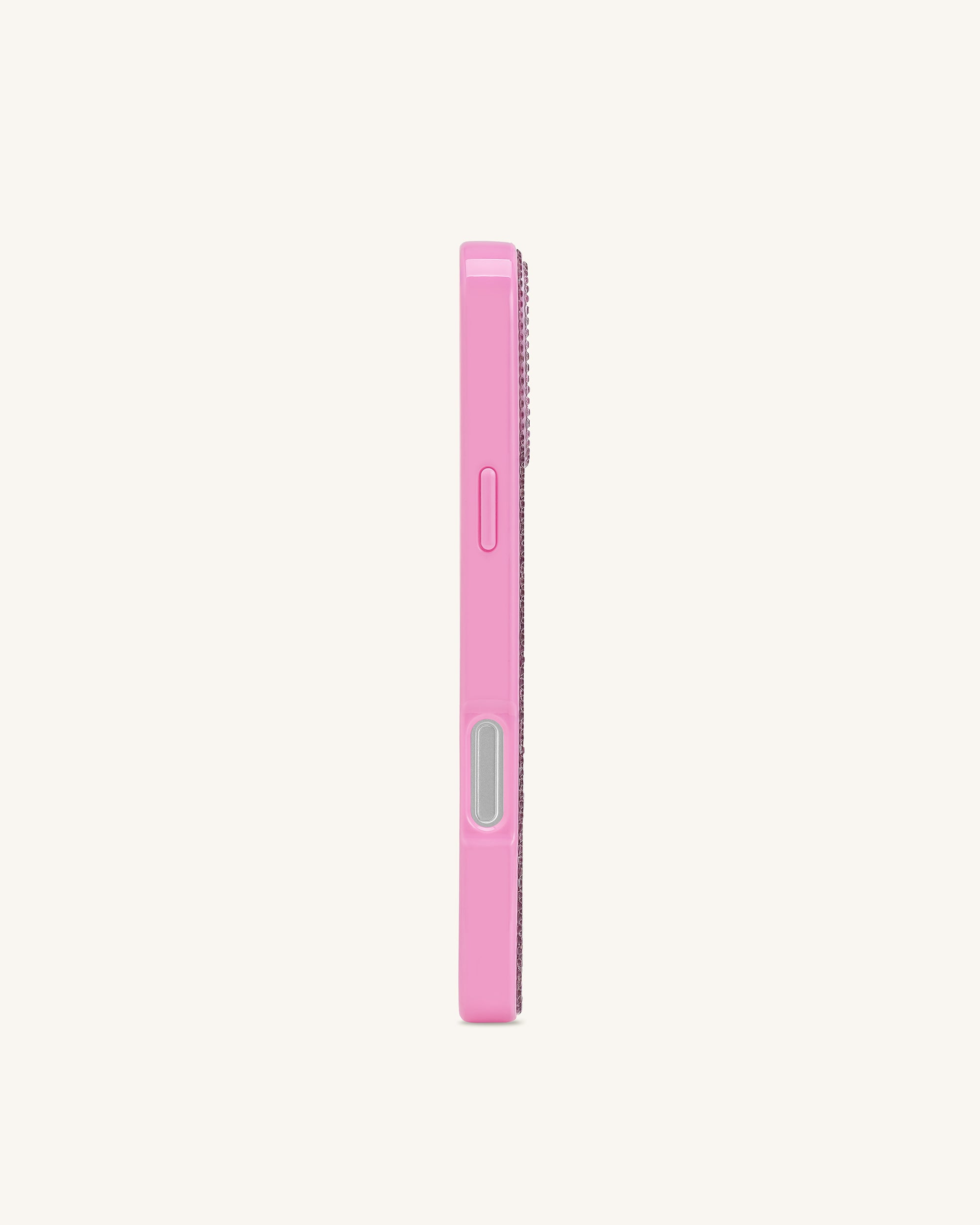 Lucky Number 7 Drink Artificial Crystal Phone Case - Pink