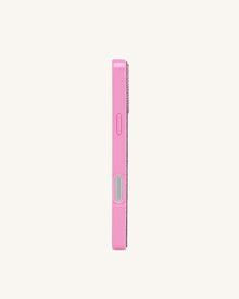 Lucky Number 7 Drink Artificial Crystal Phone Case - Pink