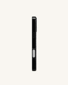 Ballerina Artificial Crystal Phone Case - Black