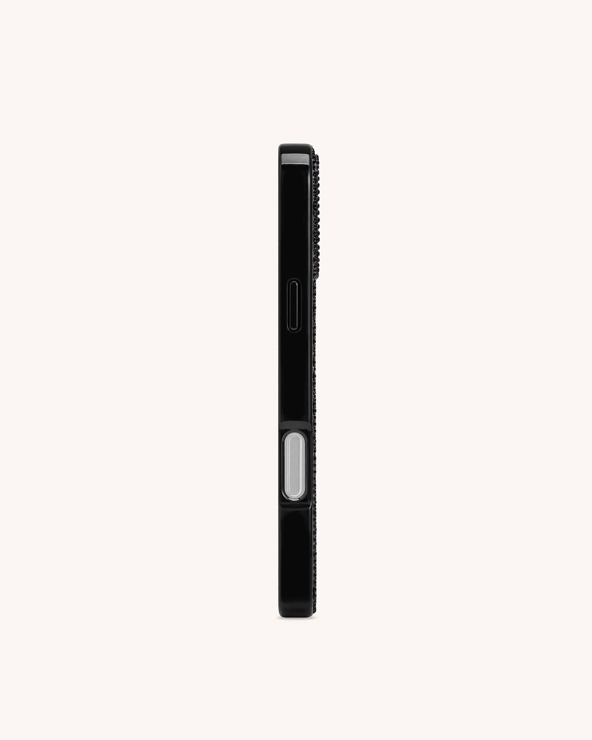 Ballerina Artificial Crystal Phone Case - Black