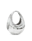 Sophia Mesh-Look Handbag - Silver