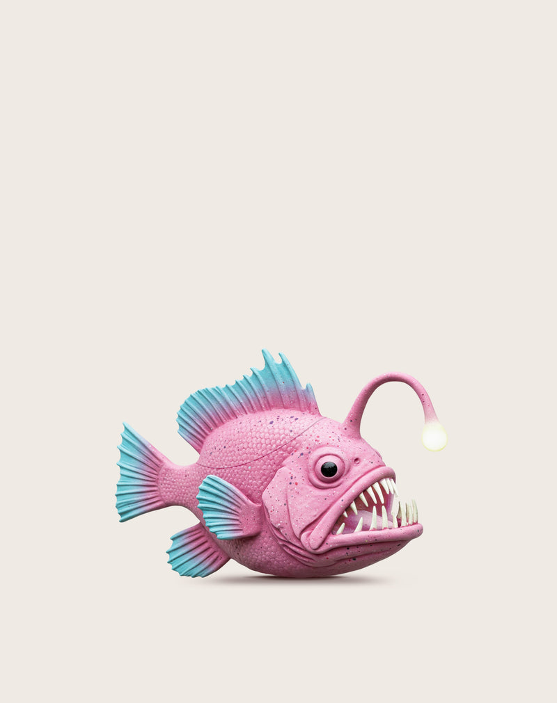 Penelope Glowing Anglerfish Figurine - Pink/Blue