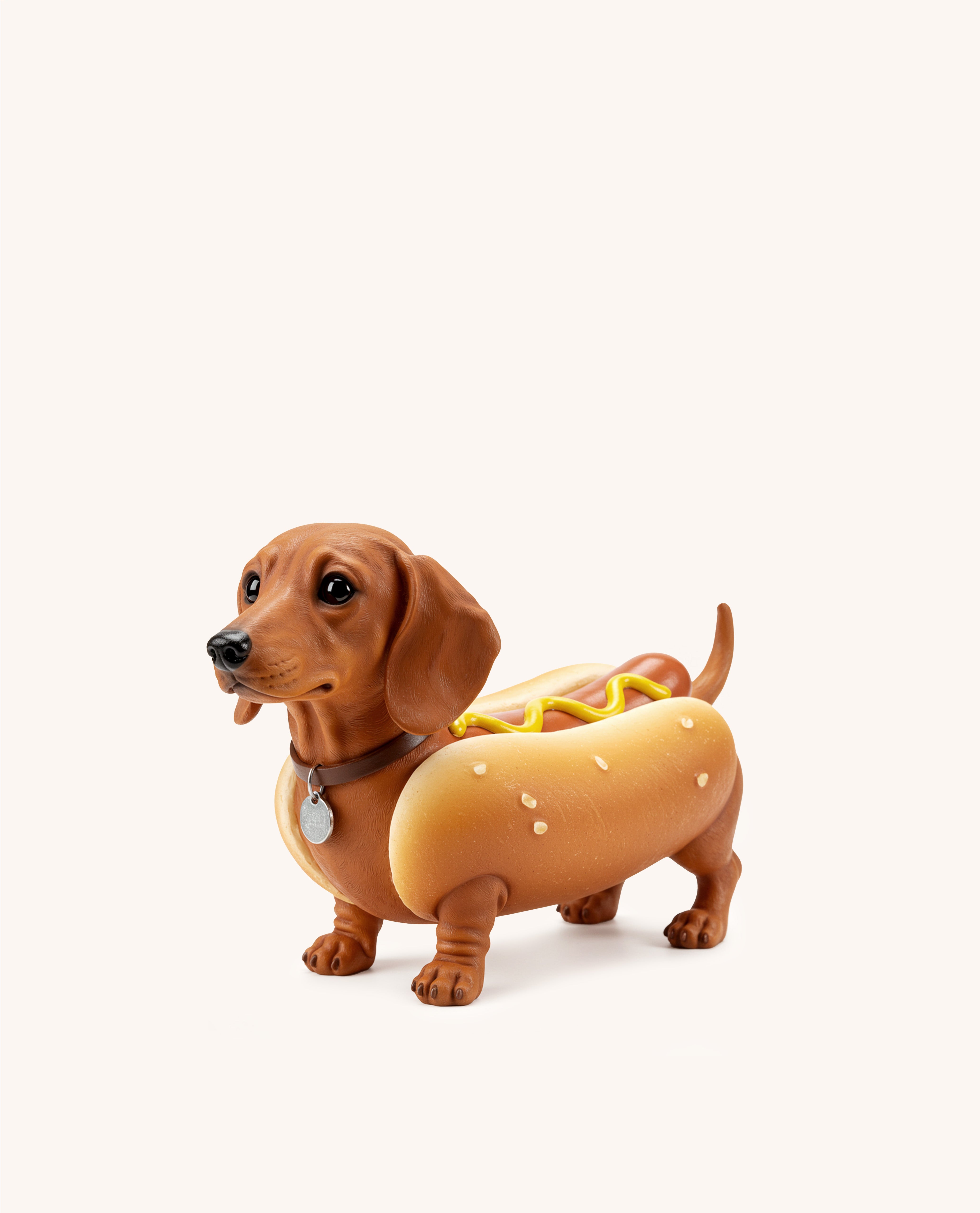 Dachshund Hot Dog Bag - Brown/Yellow | JW PEI
