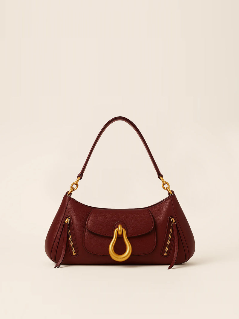 Victoria Shoulder Bag - Burgundy