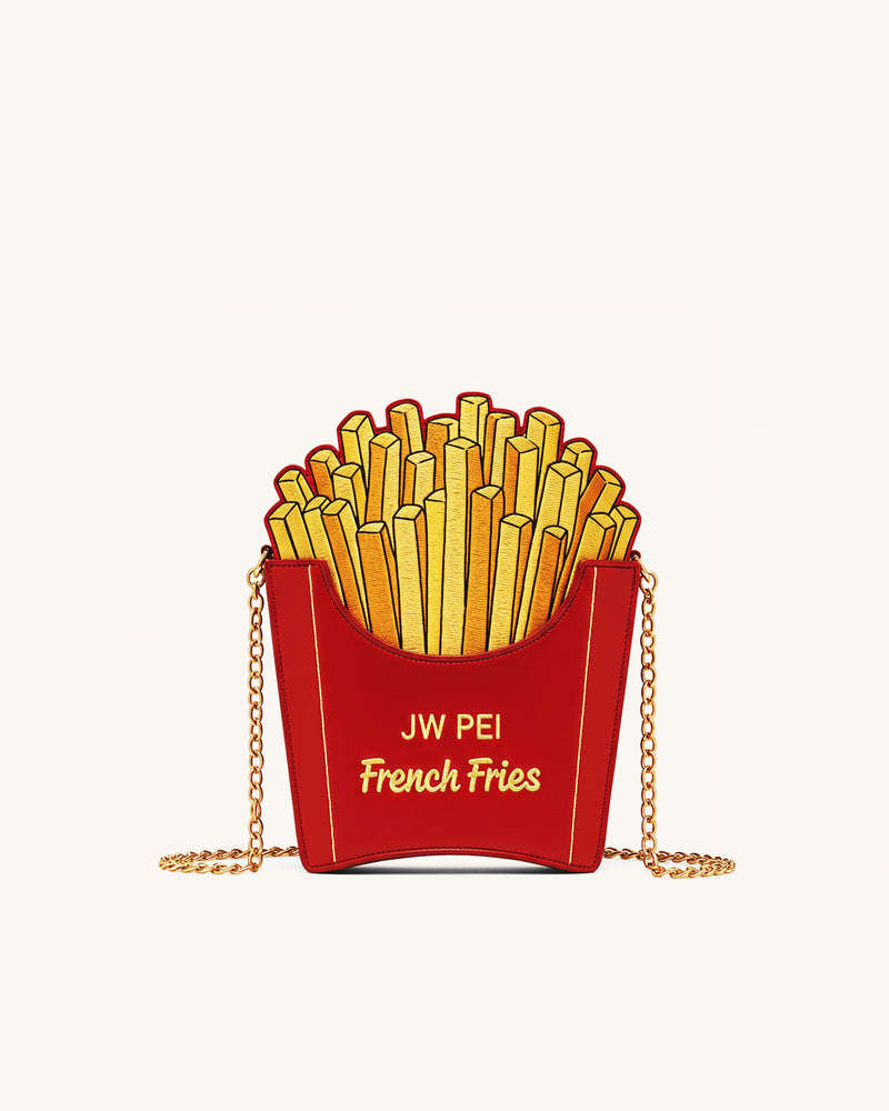 Audrey French Fries Crossbody Bag - Red