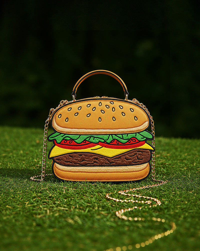 Leah Burger Clutch Bag - Multicolor