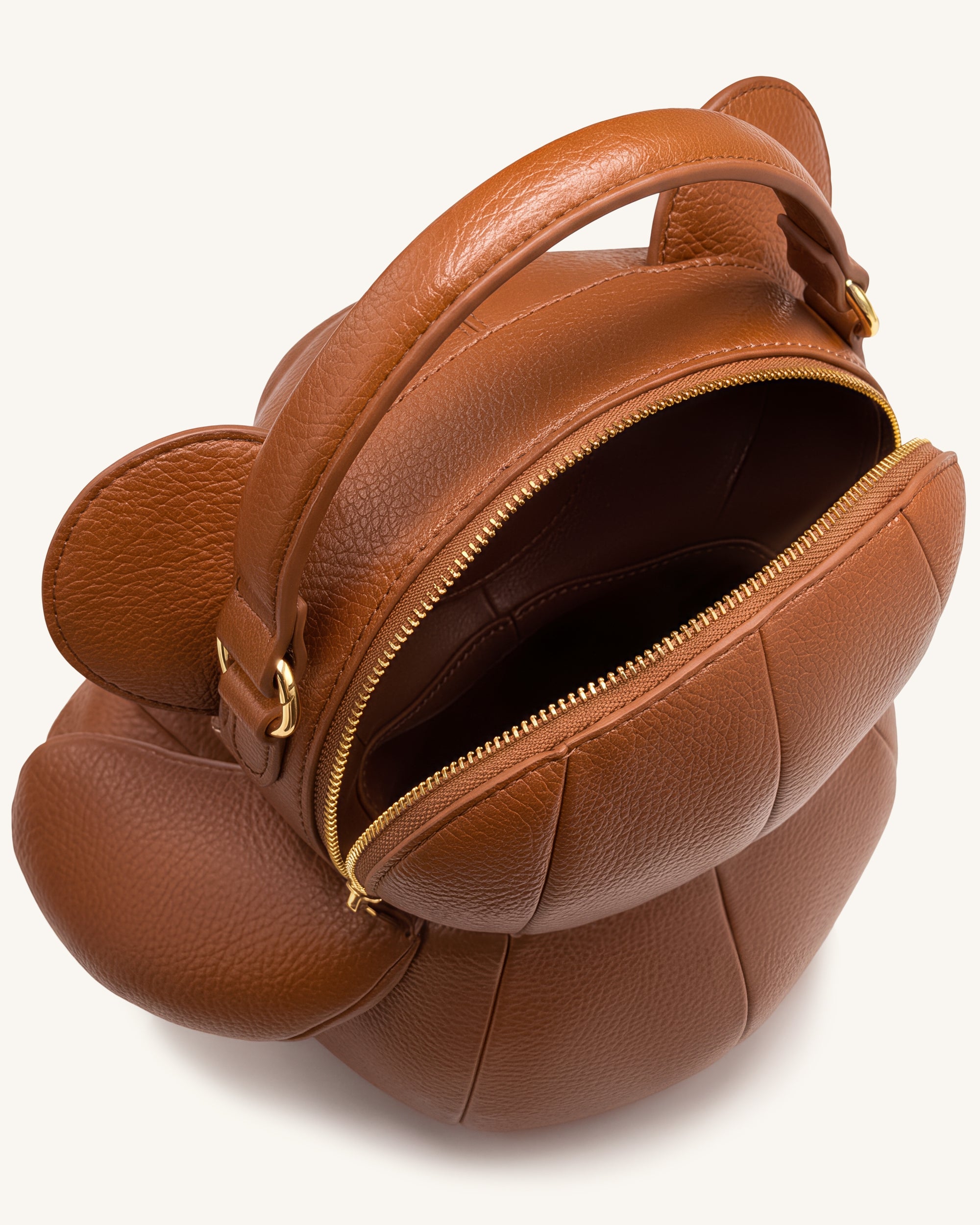 Teddy Bear Novelty Crossbody Bag - Brown