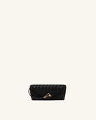 Celeste Woven Textured Glasses Case – Black