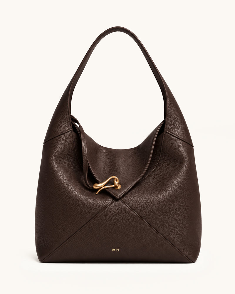 Celeste Hobo Bag - Brown