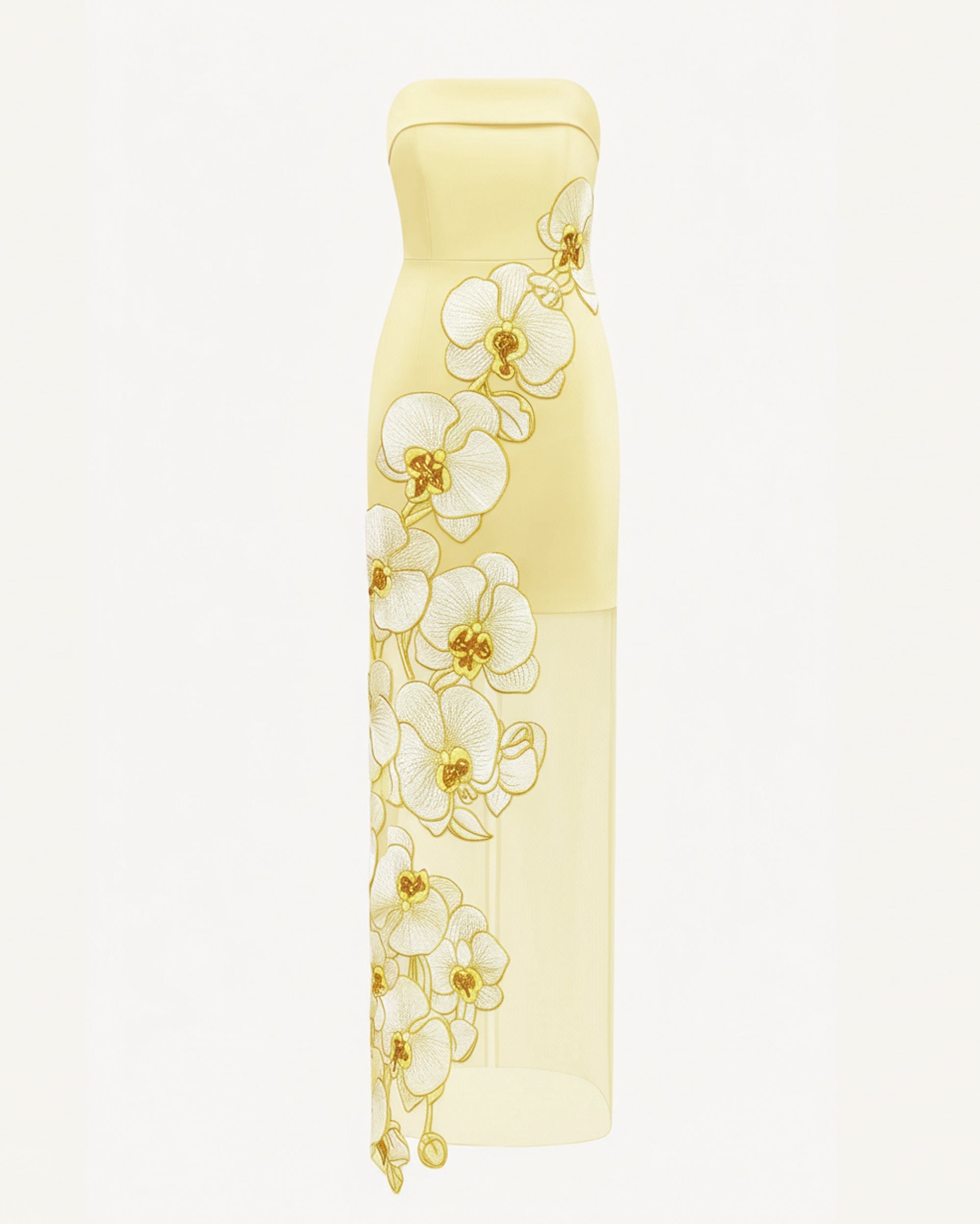 Orchid Embroidered Dress - Yellow 4 | US Orchid Embroidered Dress - Yellow 4 | US