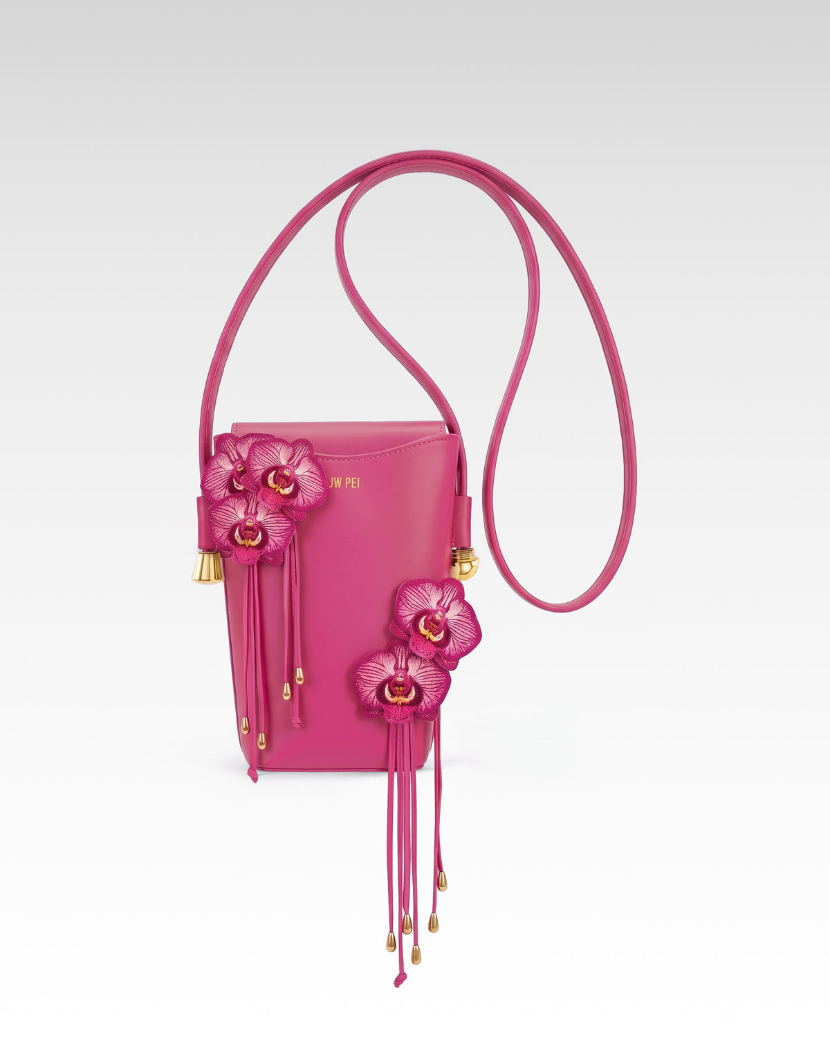 Orchid Tassel Crossbody Bag - Pink