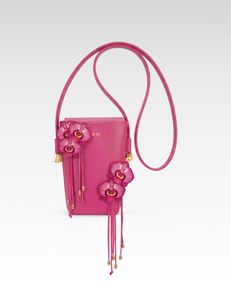 Orchid Tassel Crossbody Bag - Pink