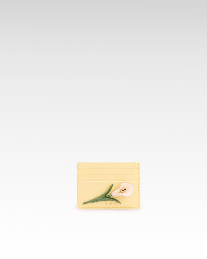 Calla Lily Card Holder - Yellow