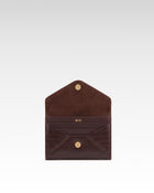 Annora Envelope Snap Wallet - Brown Croc
