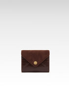 Annora Envelope Snap Wallet - Brown Croc