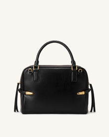 Callie Tusk Detail Shoulder Bag - Black