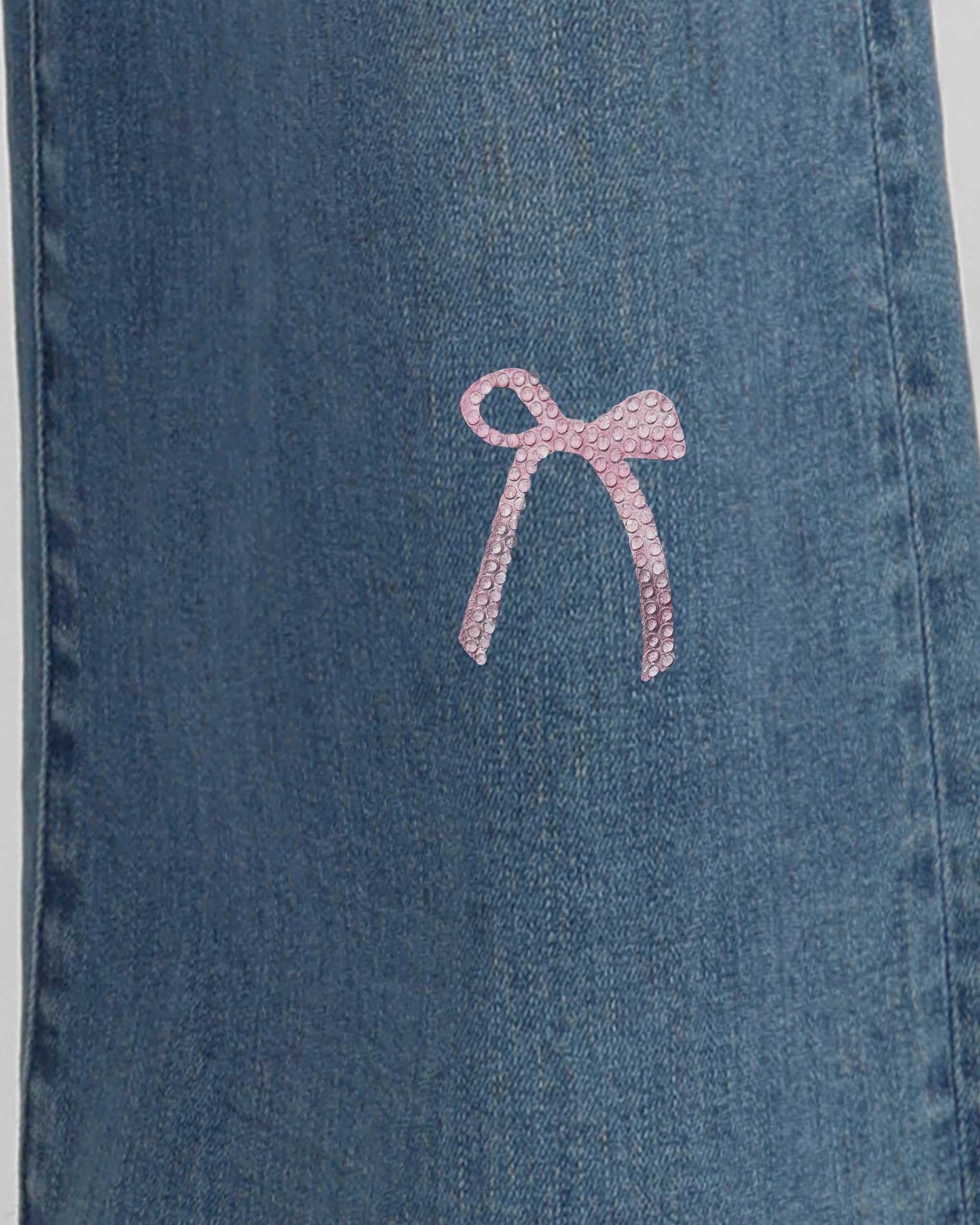 The Daydreamer Pastel Bow-Knot  Jeans - Dancing in The Moonlight
