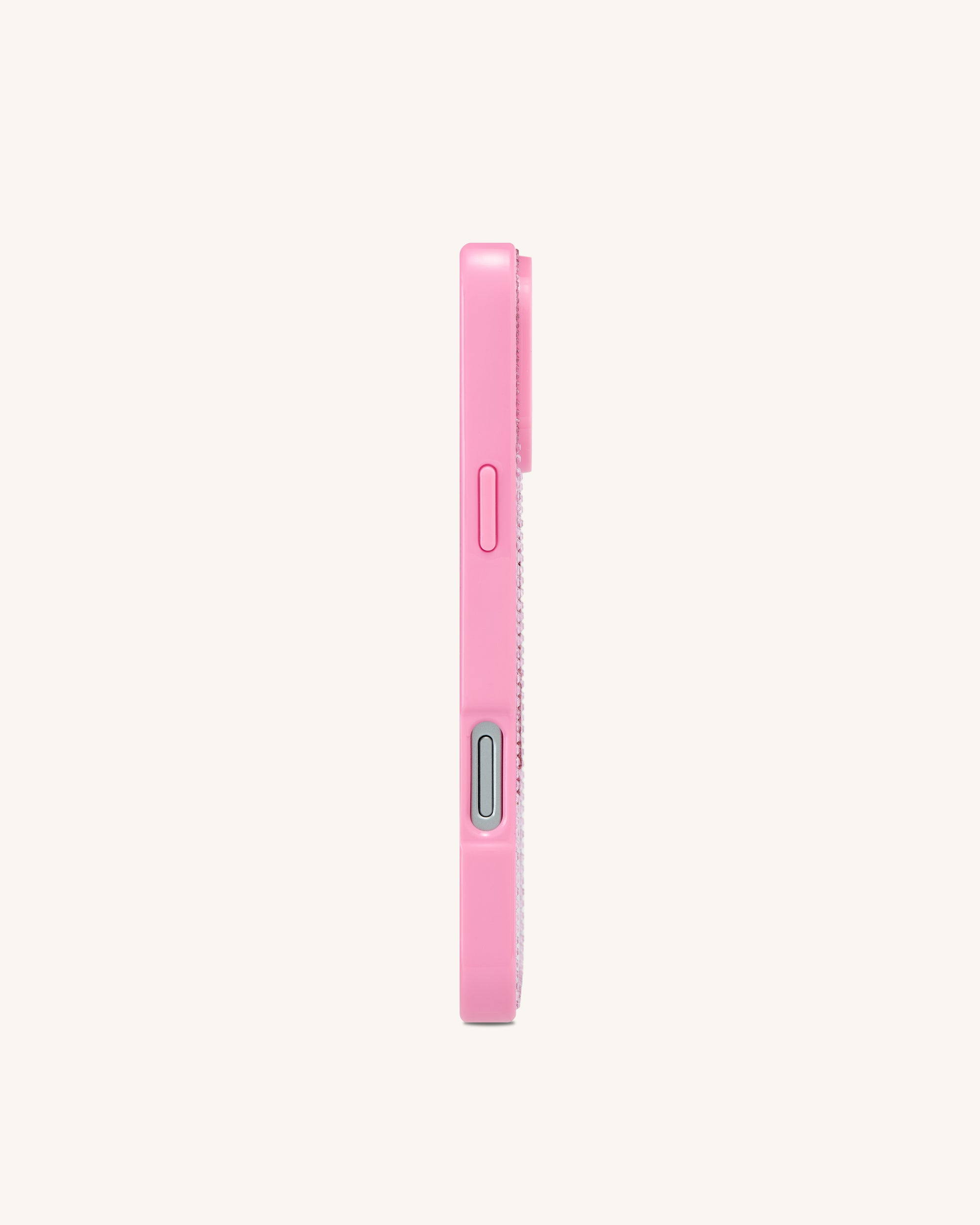 Rhinestone Angel Phone Case - Pink