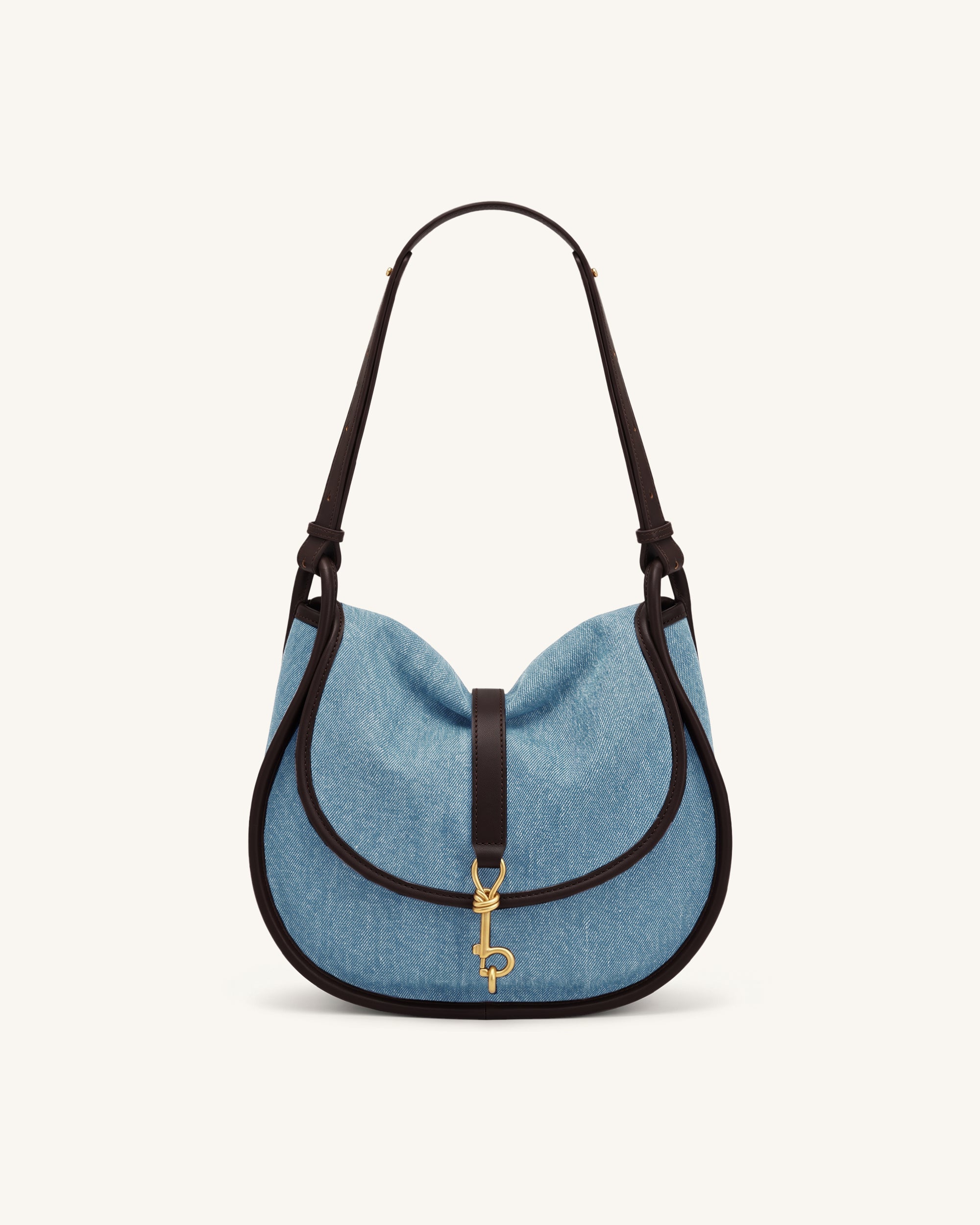 Arla Small Hobo Bag - Light Blue Denim | JW PEI Arla Small Hobo Bag - Light Blue Denim | JW PEI