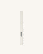 Pearl Shark Artificial Crystal Phone Case - White