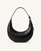 Althea Studded Hobo Bag - Black