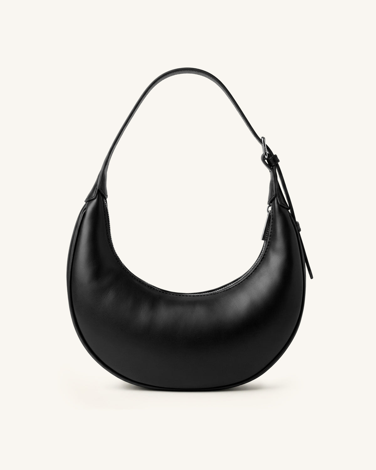 Althea Studded Hobo Bag - Black
