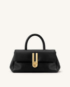 Evania U-Lock Top Handle Bag - Black