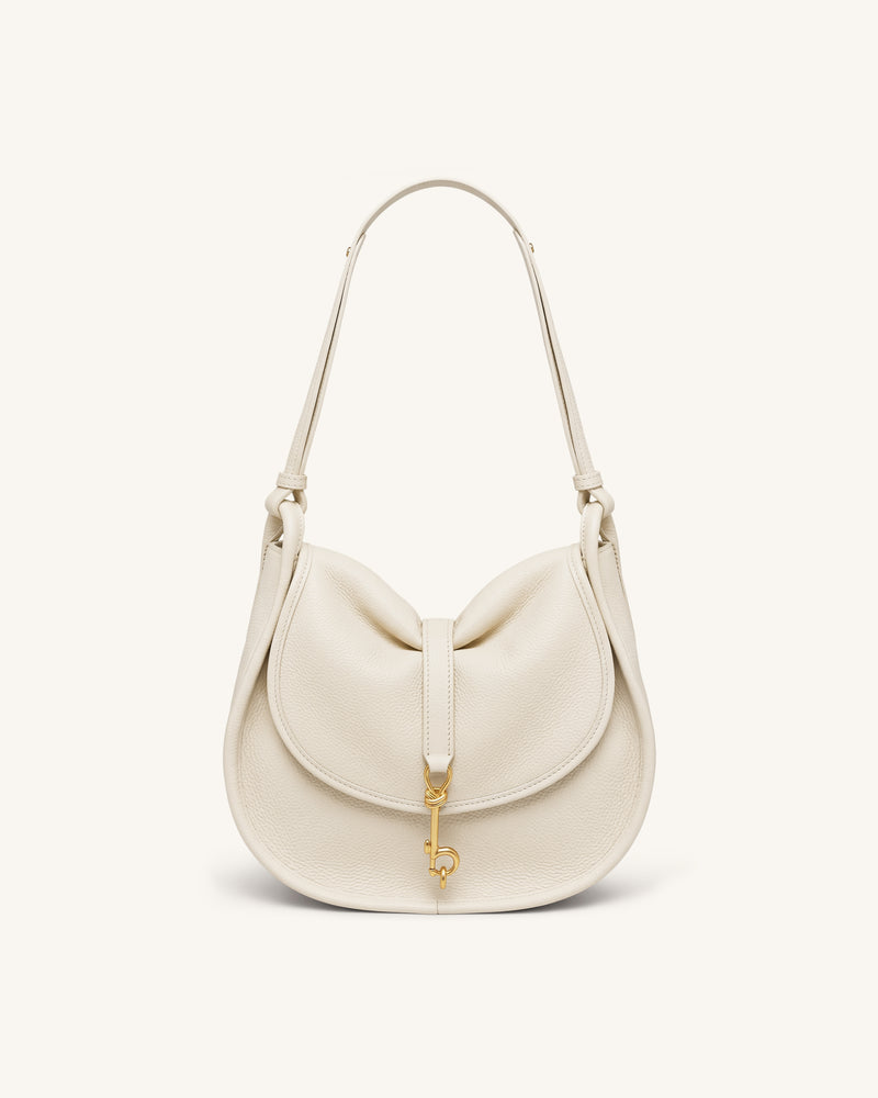Arla Small Hobo Bag - Off White
