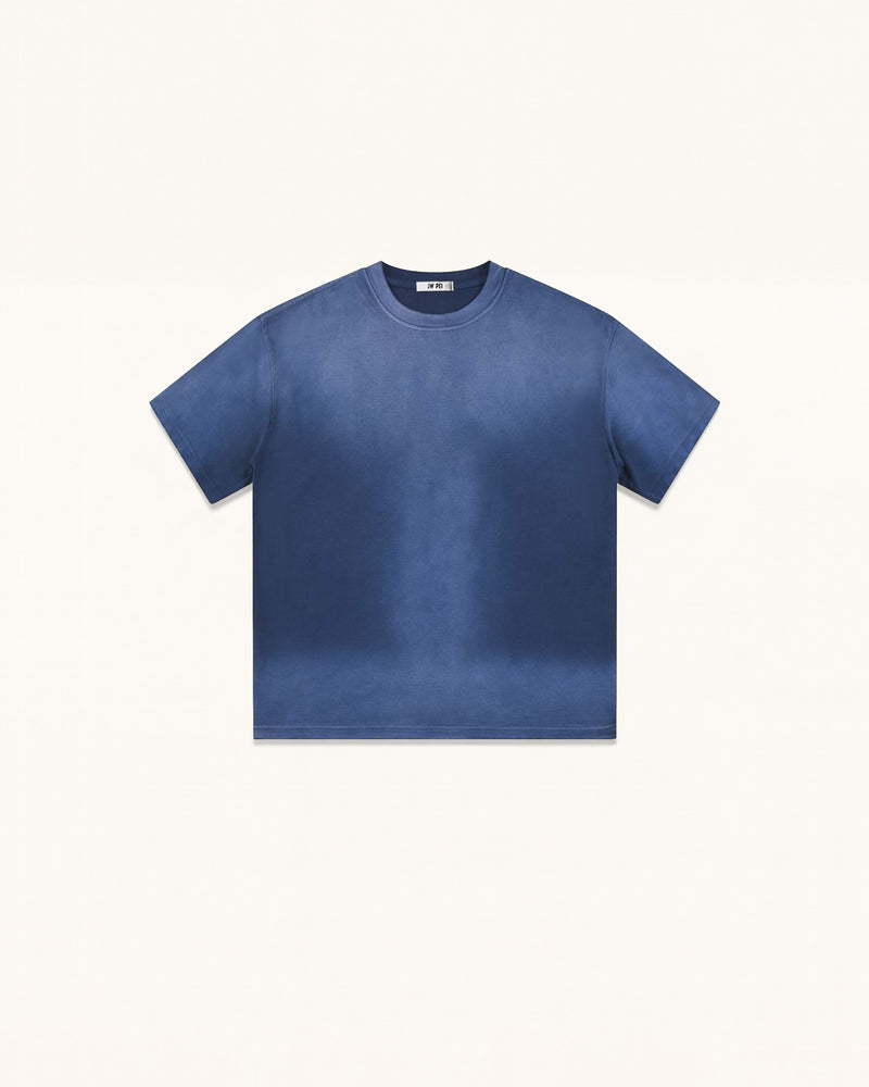 Essential Acid Wash Boxy Tee - Vintage Blue