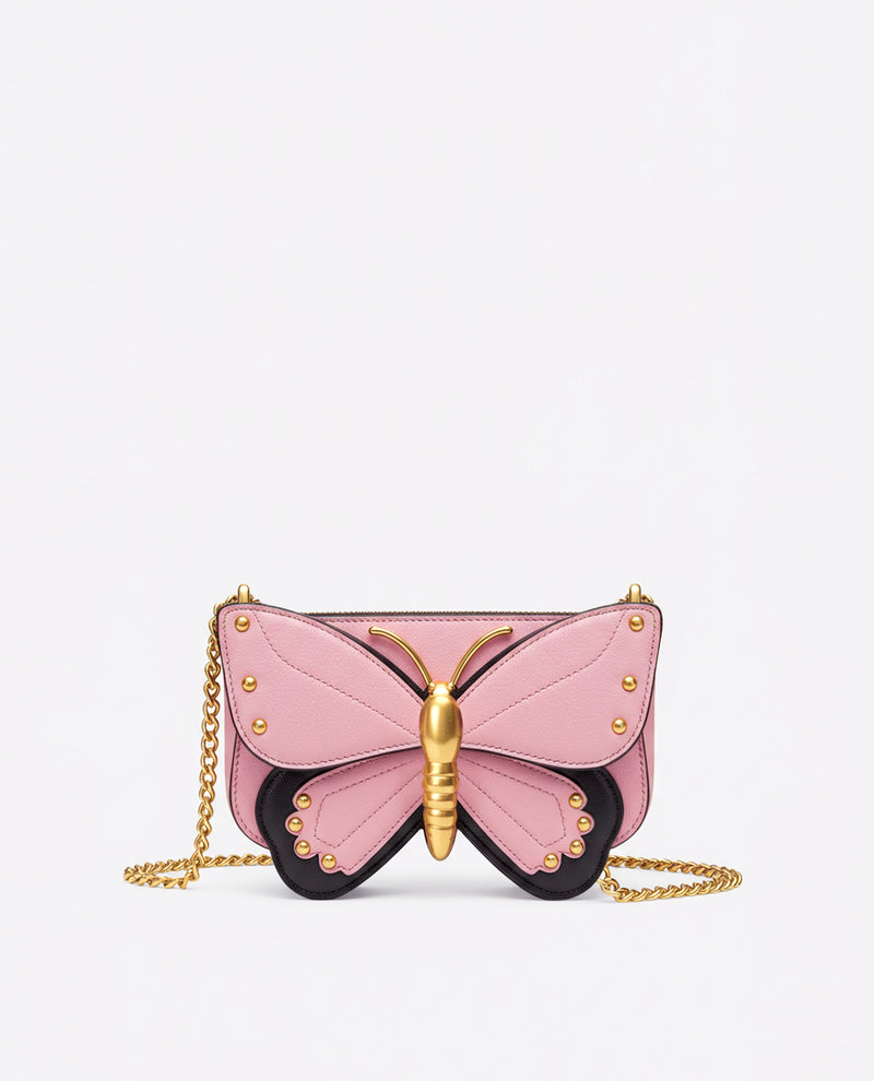 Mya Butterfly Chain Bag - Pink