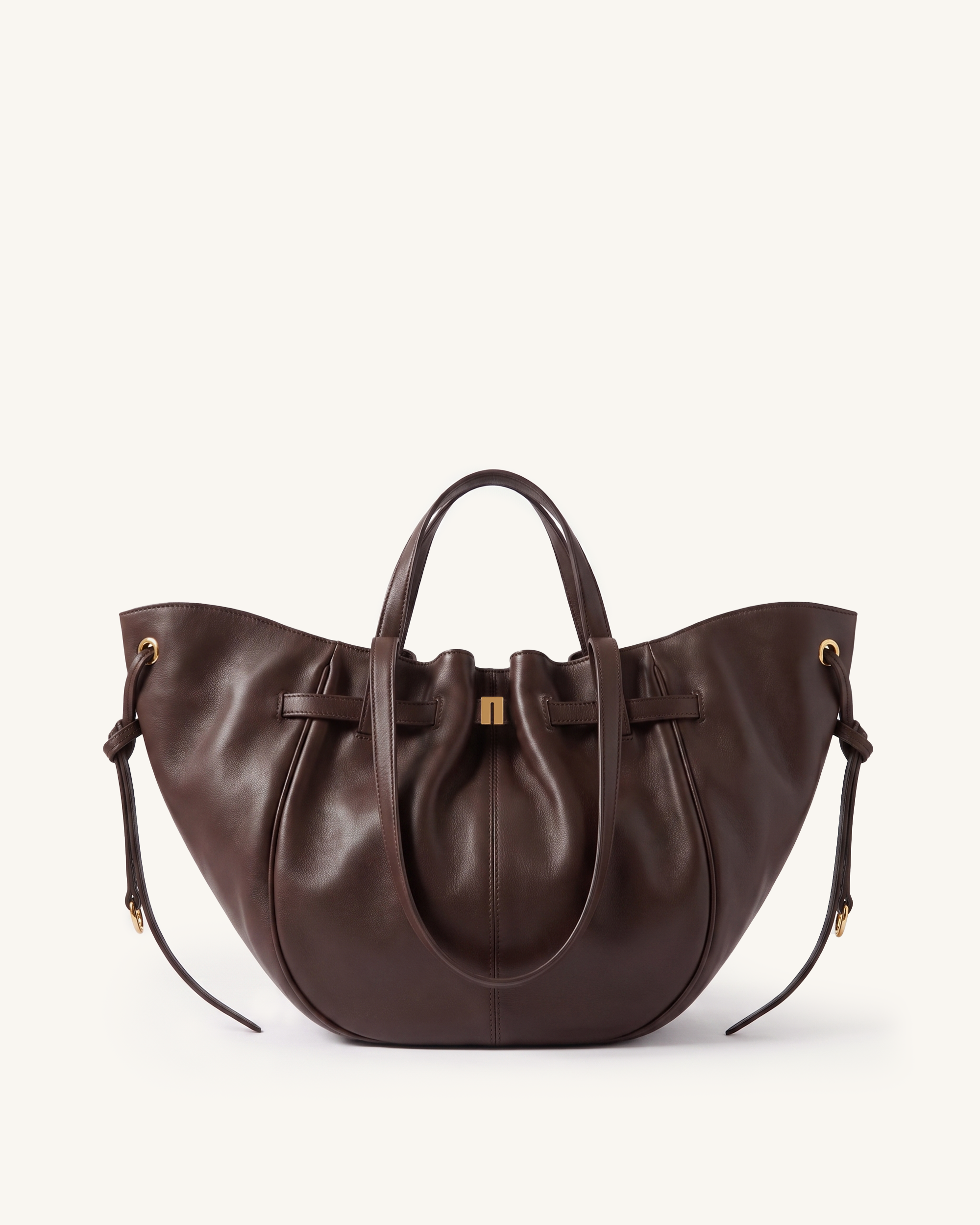 Hana Soft Tote Bag - Chocolate Brown