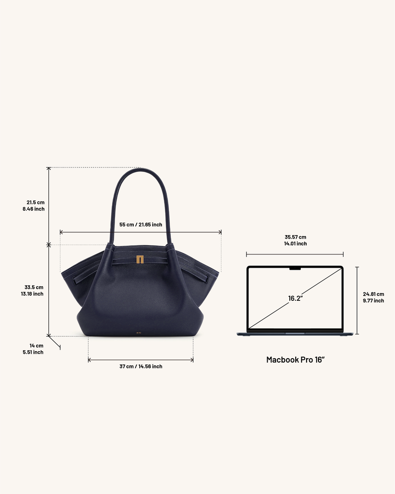 Hana Large Tote Bag - Burgundy
