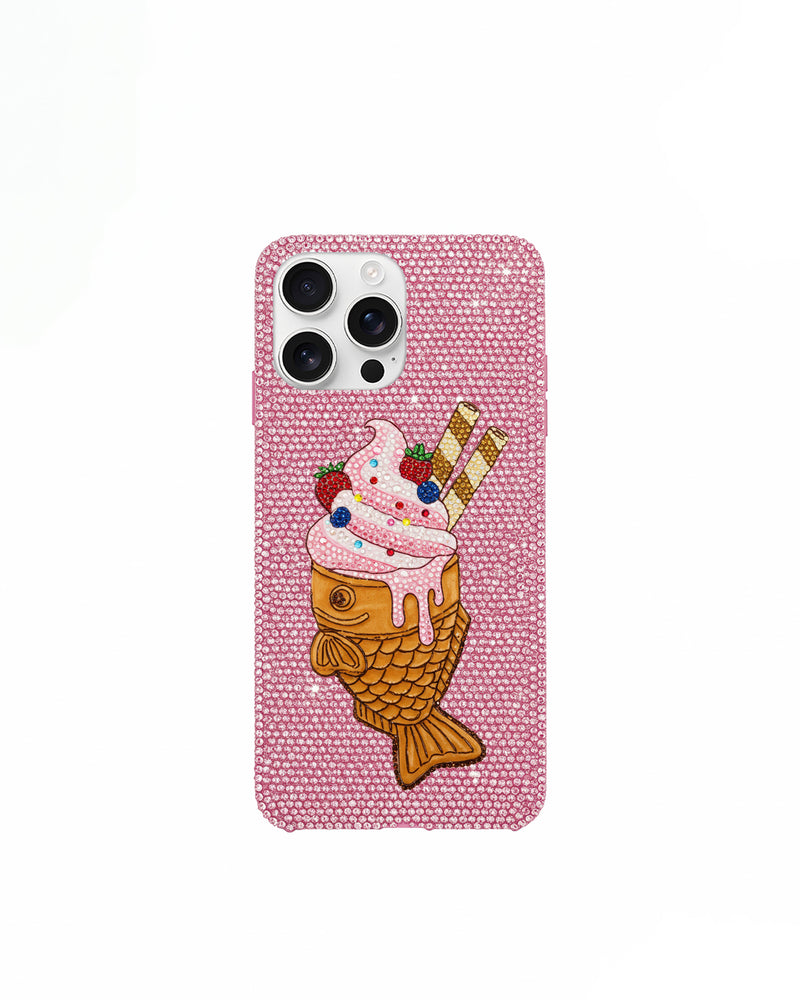 Taiyaki Ice Cream Phone Case – Pink