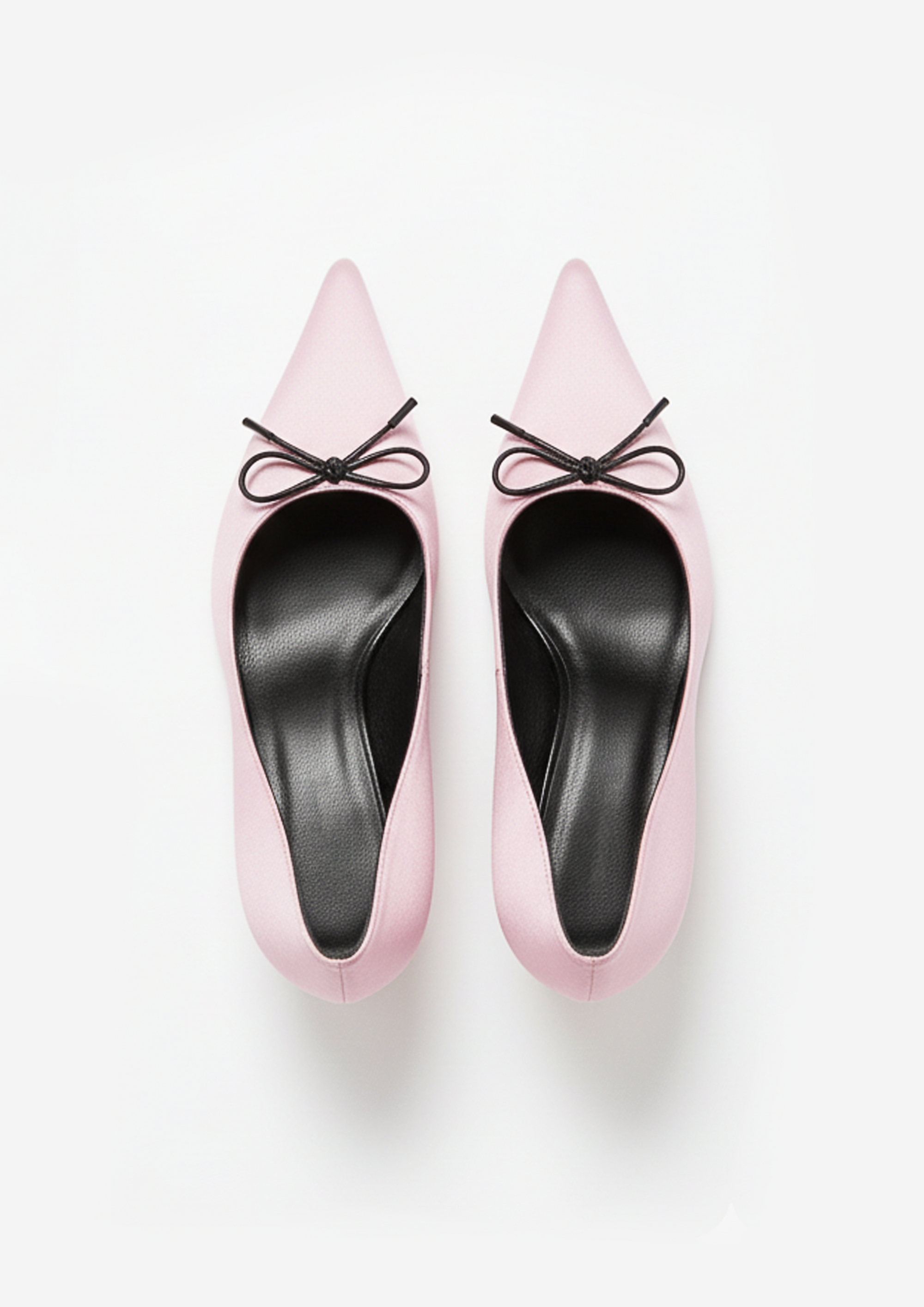Lila Bow Ball-Heel Pumps – Pink
