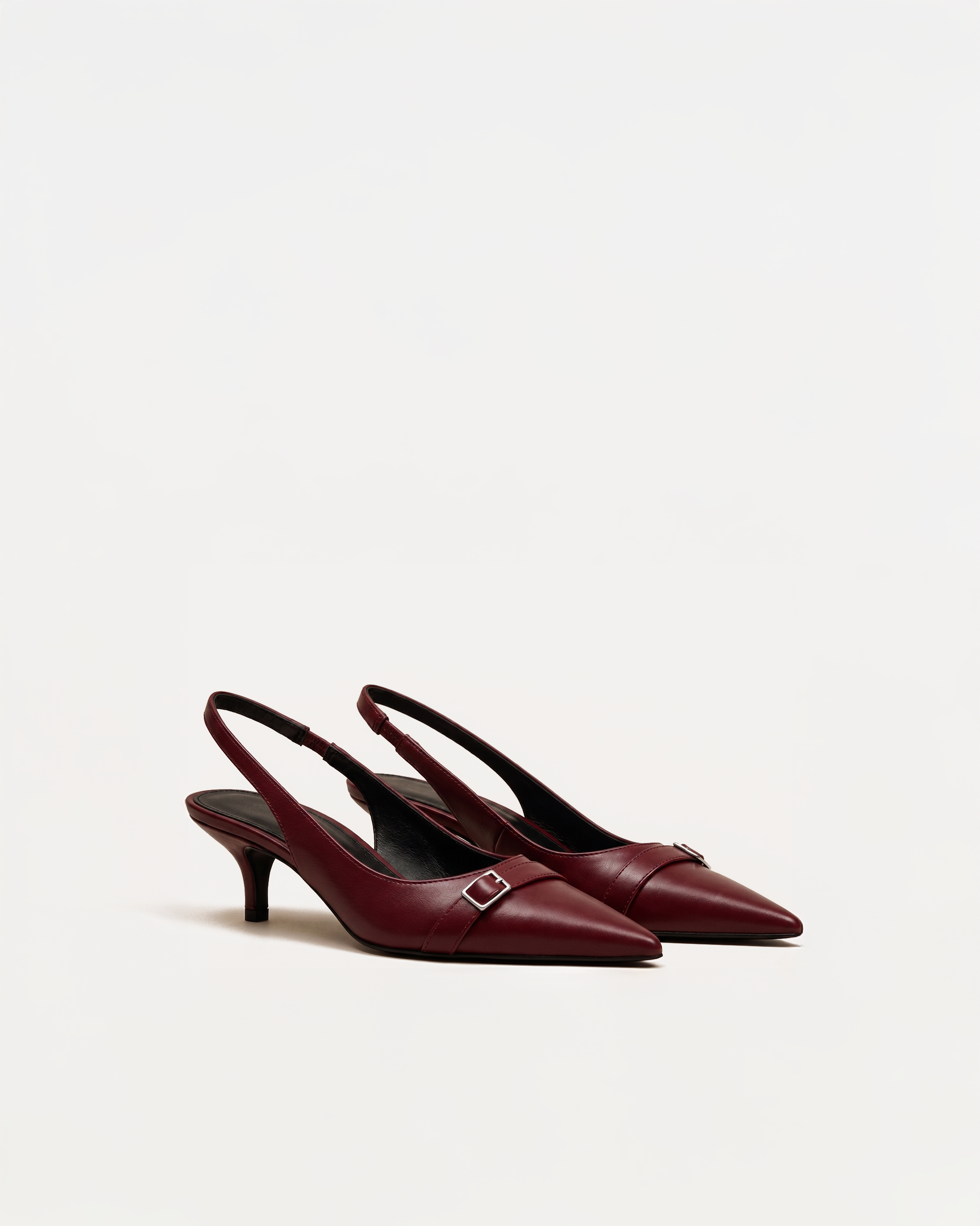 Charlotte Slingback Pumps – Red