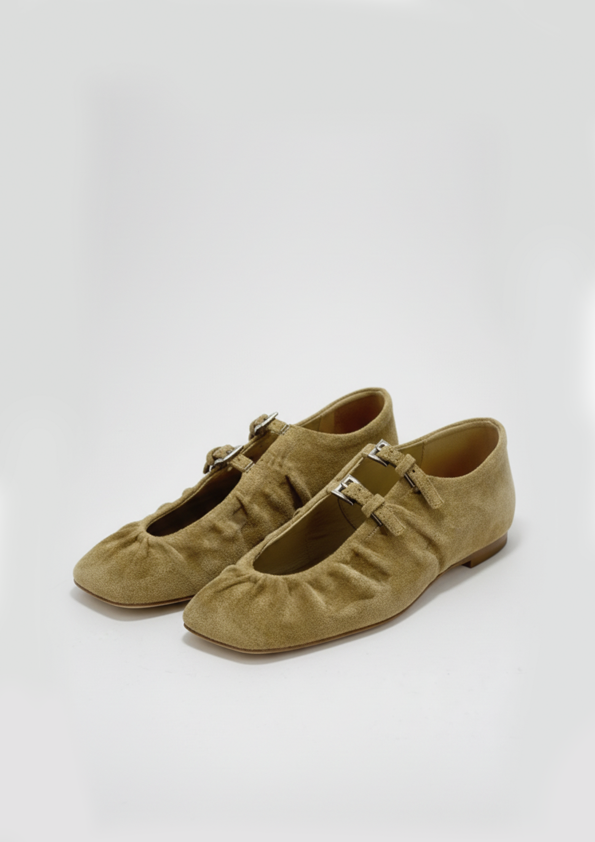 Fiona Double Strap Mary Janes – Brown