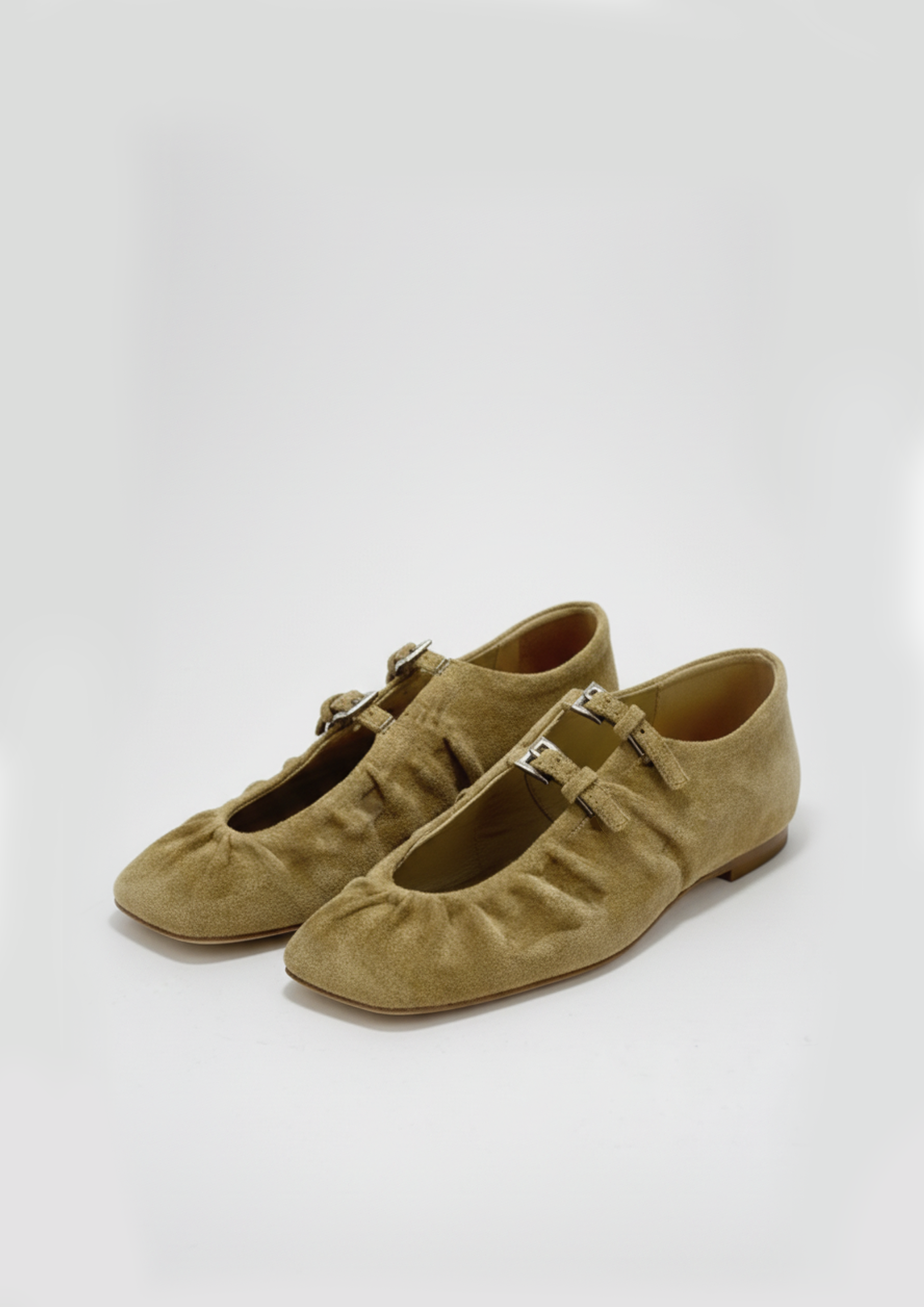 Fiona Double Strap Mary Janes – Brown