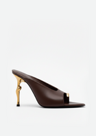 Sienna Sculpted Mules – Brown