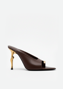 Sienna Sculpted Mules – Brown