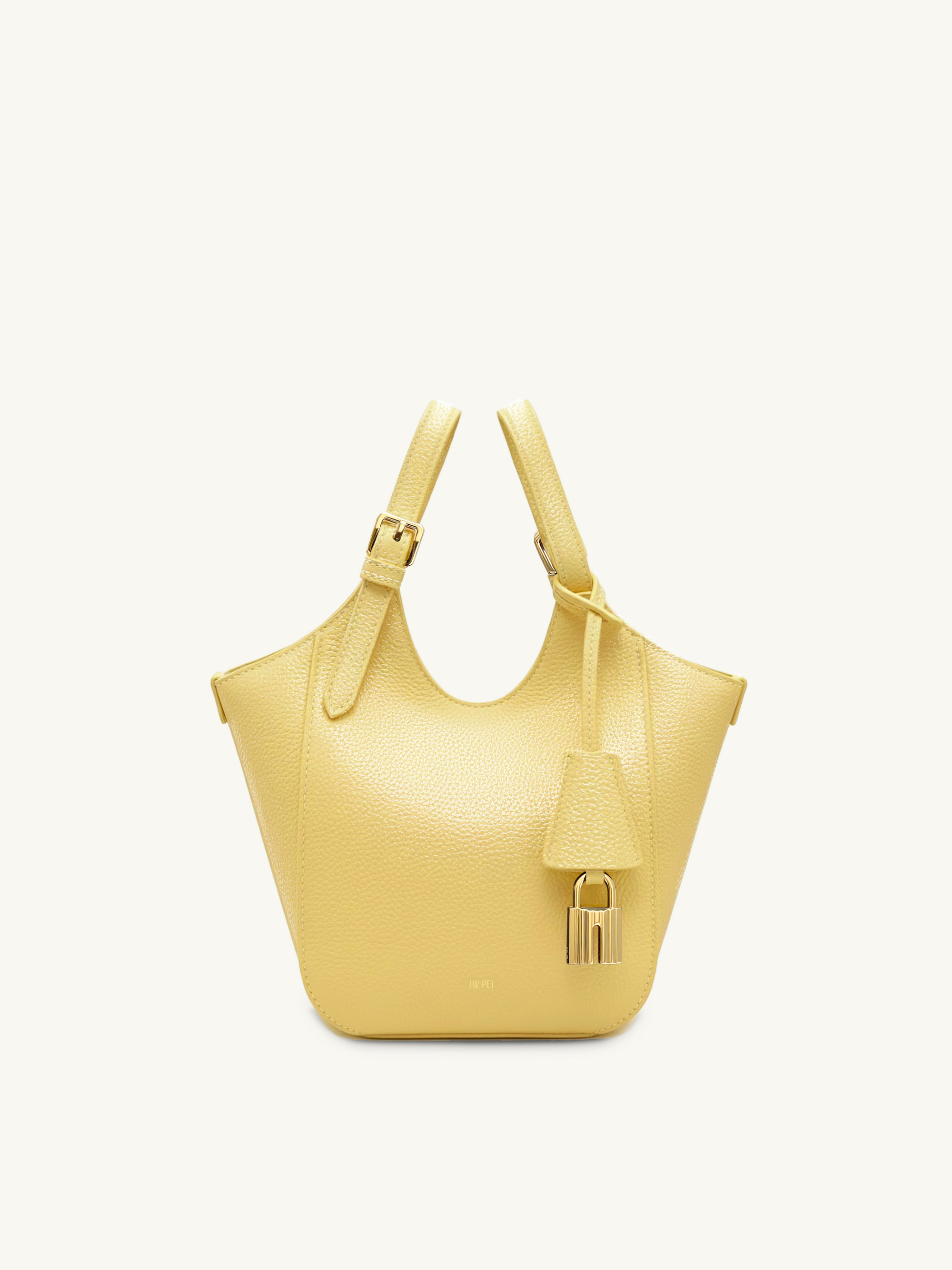 Ines Padlock Tote Bag - Yellow