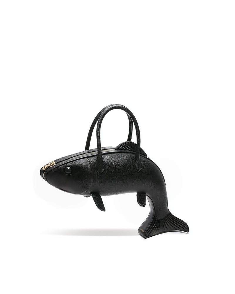 Kai Fish Top Handle Bag - Black
